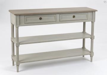 Console 2 Tiroirs Bois Edouard