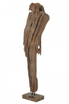 Décoration Abstraite Mira Teck Naturel 183cm