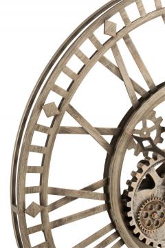 Horloge Indus Métal Mécanisme Or Antique