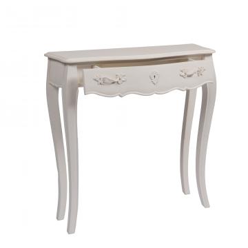 Console 1 Tiroir Murano Blanc PM