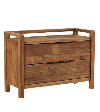 Commode Berry 2 Tiroirs Pin Naturel Athezza