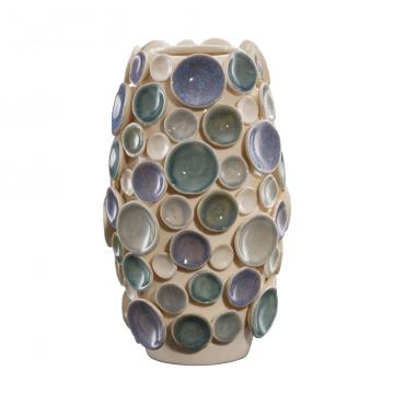 Vase Nila Porcelaine Bleu H34cm
