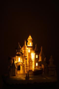 Château Pain d'Epice Led + Train