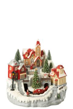 Village de Noël Train Led