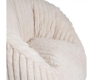 Fauteuil Club Pouf Sola Blanc -NEW-