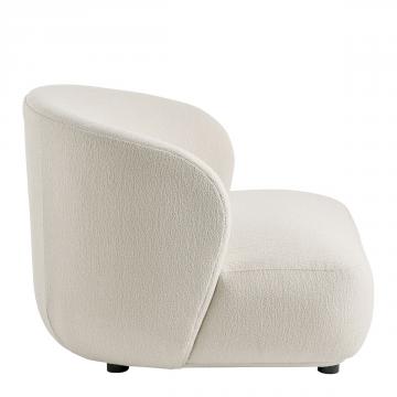 Fauteuil Lisette Bouclettes Crème XL