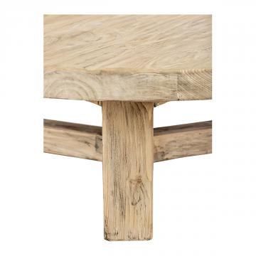 Table Basse BAO Orme Recyclé Naturel GM Blanc d'Ivoire