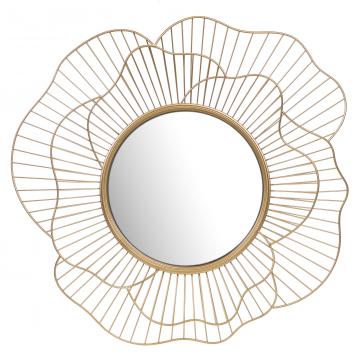 Miroir Flower Doré ø72cm