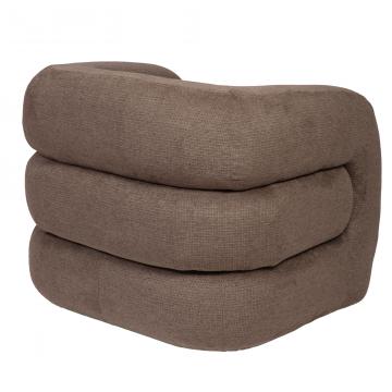 Fauteuil Bess Marron Pivotant