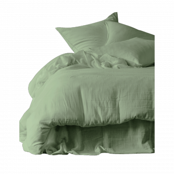Drap Housse Dili Amande Coton (3 tailles)