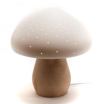 Lampe Champignon Pointilles Enfant