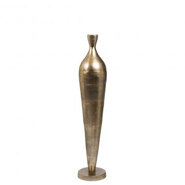 Vase Carmen Haut Aluminium Doré H150cm
