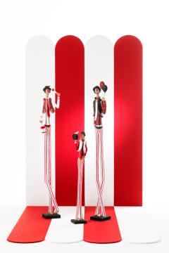 S/3 Clowns Géants H127cm