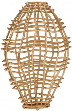 Vase Barres Aluminium Or 82cm
