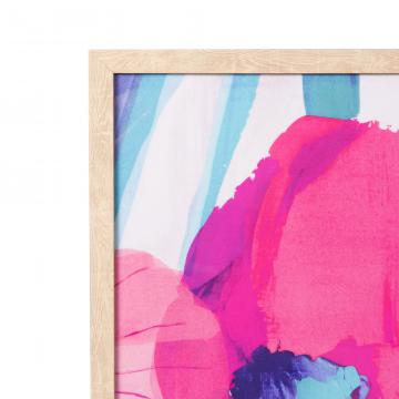 Toile Cadre Pivoines Glossy 80*120