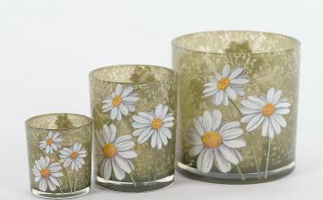 Photophore Daisy Verre PM