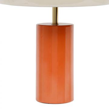 Lampe Arty Orange / Ecru