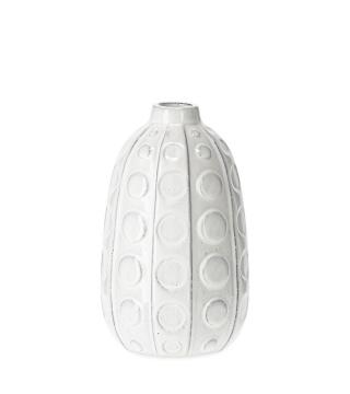 Vase Rondo Céramique Blanc H26cm