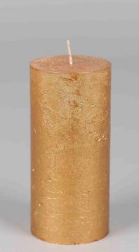 Bougie Cylindrique Rustic Gold H15