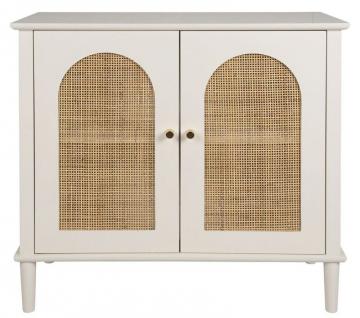 Cabinet 2 Portes Nolita Blanc Naturel Jardin d'Ulysse