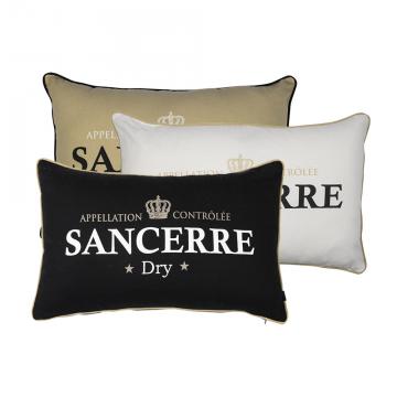 2 Coussins Vin Sancerre 40x60 (3 couleurs)