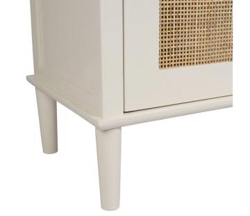 Cabinet 2 Portes Nolita Blanc Naturel Jardin d'Ulysse