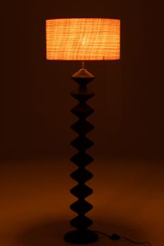 Lampadaire Chenille Bois Noir