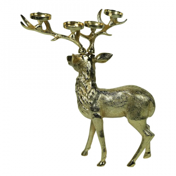 Chandelier Cerf Debout Champagne