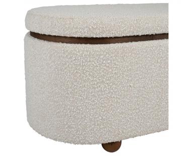 Banc Coffre x2 Blanc Alpinia