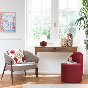 Fauteuil Begonia Rouge