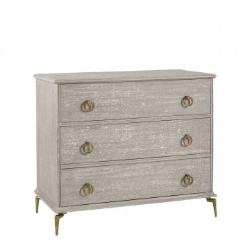 Commode 3 Tiroirs Gabrielle Blanc d'Ivoire