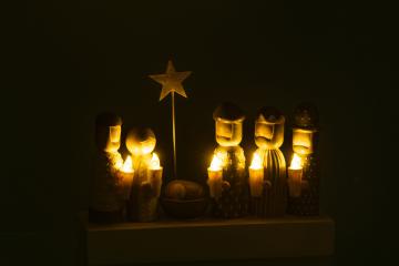 Personnages Crèche Led Noël