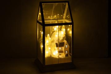 Village de Noël Verre Led PM
