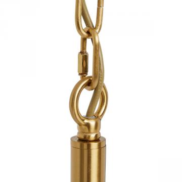 Lustre Montparnasse Métal Doré Opaline