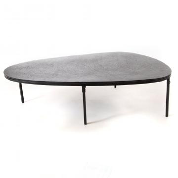 Table Basse Galet Noir