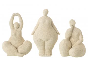 Statue Femme Moderne x3
