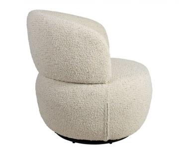 Fauteuil Pivotant Zeline Ecru
