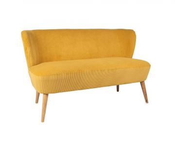 Canapé 2 Places Eléonore Moutarde