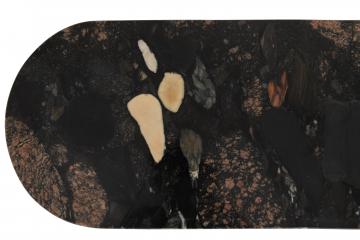 Console Mathilde Marbre Noir Pêche