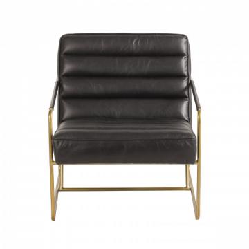 Fauteuil Maranello Cuir Noir