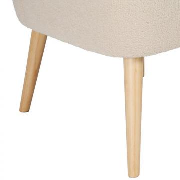 Fauteuil Claudine Ivoire
