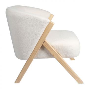 Fauteuil Element Blanc/Naturel