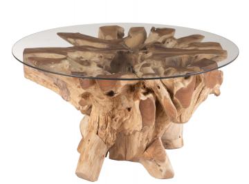 Table Basse Ronde Raoul Teck Naturel PM