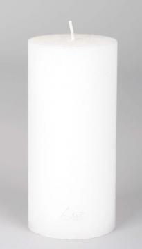 Bougie Cylindrique Blanc H15