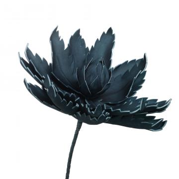 6 Fleurs Maya Bleu H103cm