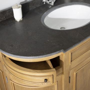 Meuble Lavabo Double Pierre Bleue Haussmann