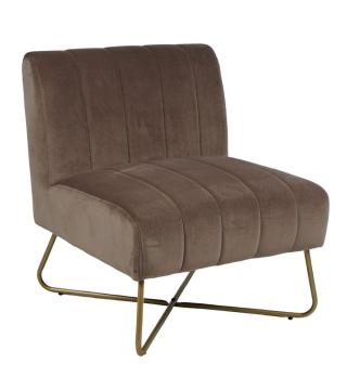 Fauteuil Alfred Velours (2 couleurs) Athezza