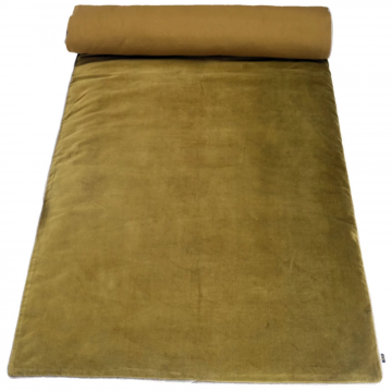 Housse d'Edredon New Delhi Velours Olive 85X200