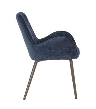 Chaise Trevise Velours (4 couleurs)