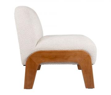 Fauteuil Elément Ecru Bouclettes